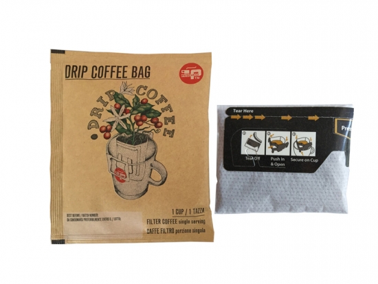Ultrasonic drip coffee packaging machine