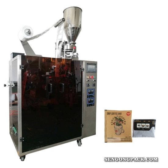 Máquina de embalagem de sacos de café Drip Kenya com envelope externo