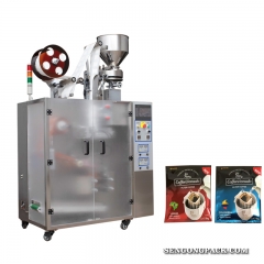 Máquina de embalagem de saco de café por gotejamento com envelope externo
