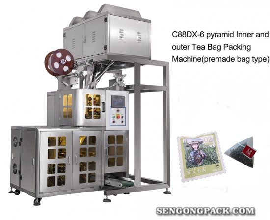 máquina automática de embalagem de chá