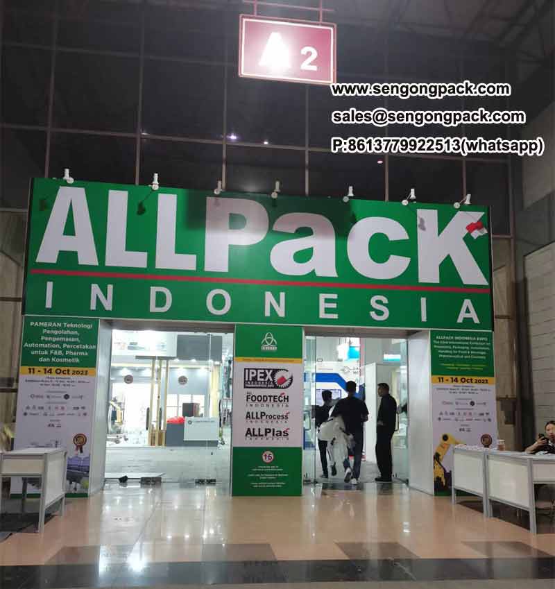 Máquina Senong na ALLPACK INDONESIA EXPO 2023