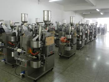 Salão de exposições de máquinas de embalagem de fábrica